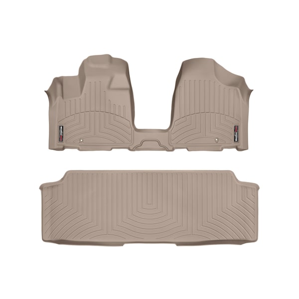 Weathertech Front and Rear Floorliners - Over The Hump, 455621-450272 455621-450272 - main